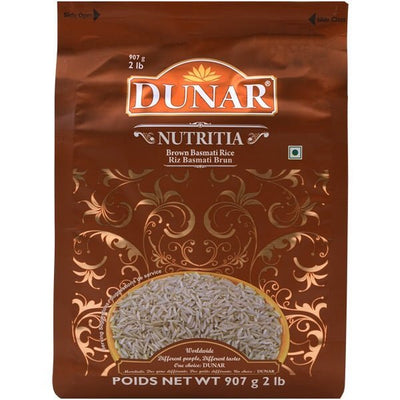 Dunar Elongated Brown Basmati Rice 2 lb - Shiraz Kitchen