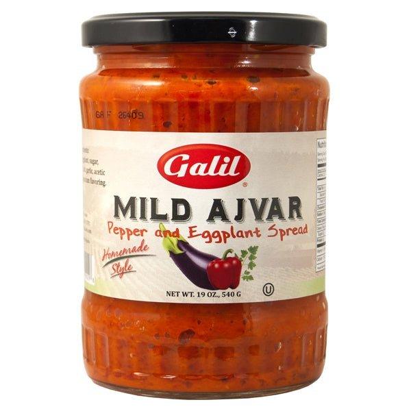 Eggplant Spread with Pepper - Mild Ajvar Galil 540Gr - Shiraz Kitchen