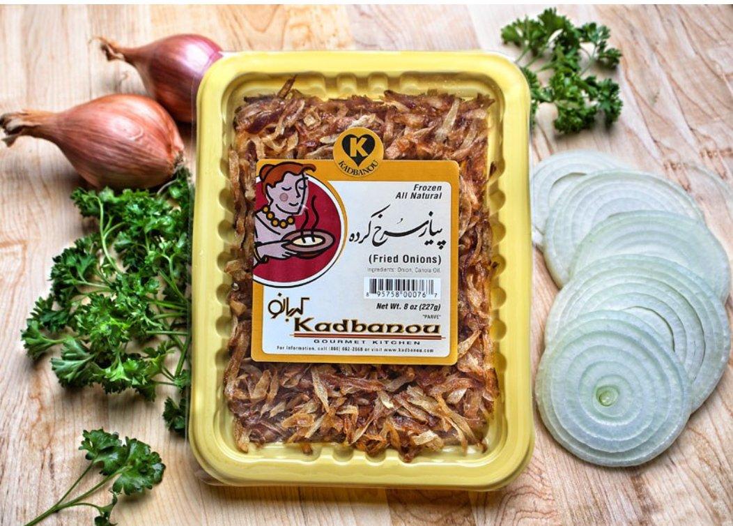 Kadbanou Fried Onions Frozen 8 oz - Shiraz Kitchen