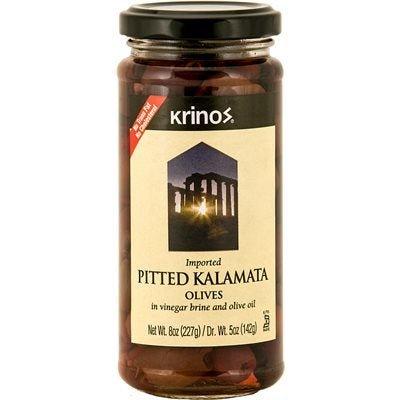 Krinos Pitted Kalamata Olives in Brine 8oz - Shiraz Kitchen