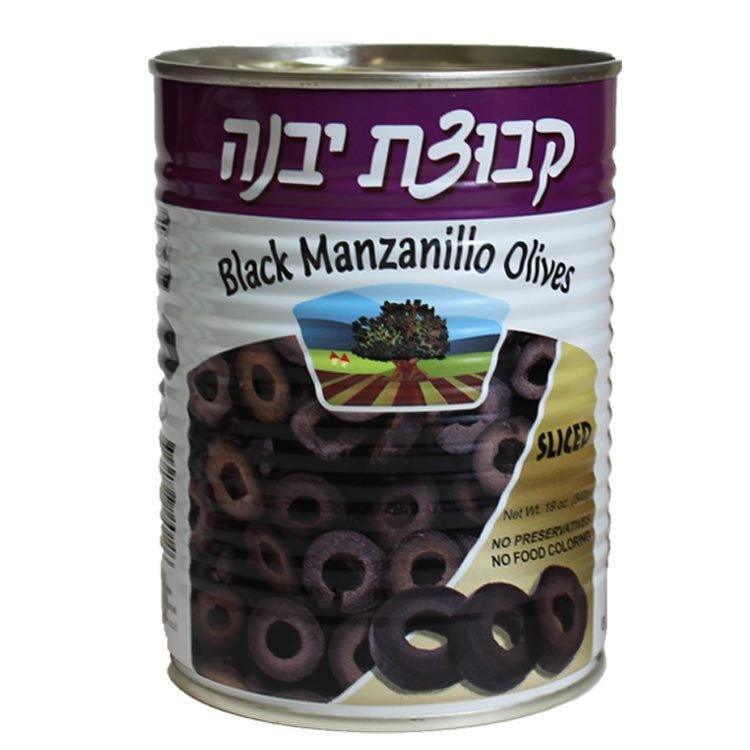 Kvuzat Yavne Black Sliced Olives - Shiraz Kitchen