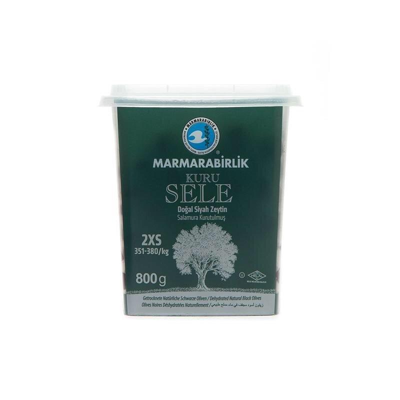 Marmarabirlik Dried Natural Black Olives (2XS) 800g - Shiraz Kitchen