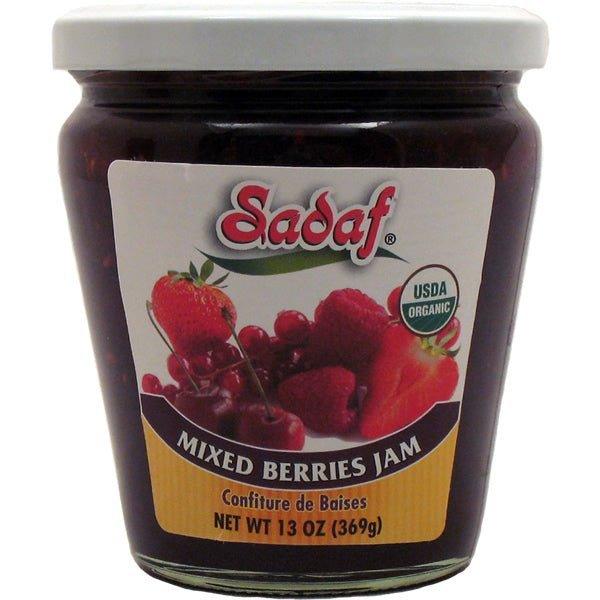 Mixed Berries Jam Organic Sadaf 13 OZ - Shiraz Kitchen