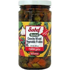 Sadaf Crunchy Mixed Vegetable Pickles 12fl.OZ - Shiraz Kitchen