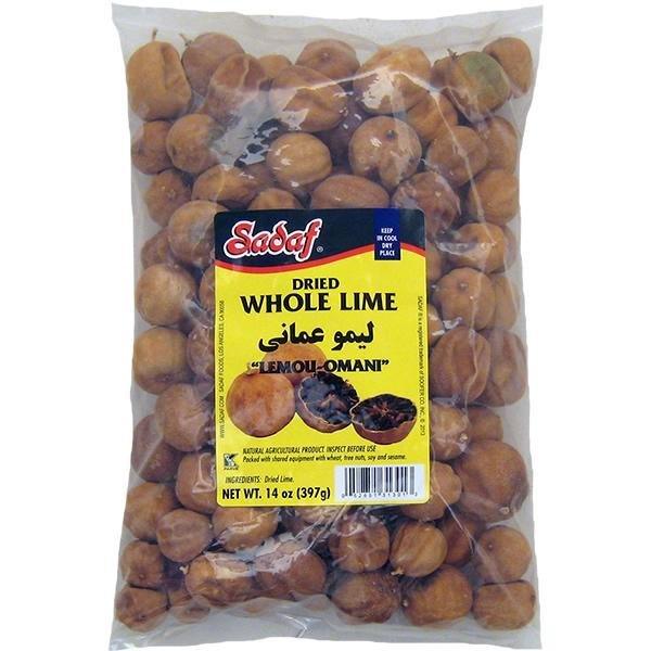 Sadaf Dried Whole Lime - Lemou - Omani Family Pack 14 oz. - Shiraz Kitchen