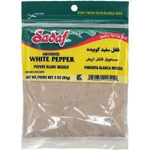 Sadaf Ground White Pepper 3 OZ - Shiraz Kitchen