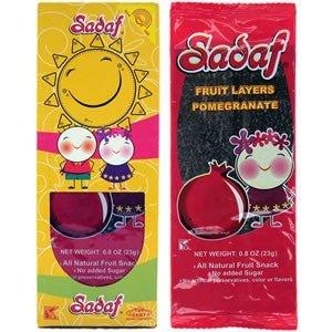 Sadaf Pomegranate Fruit Layer - Lavashak (Lavoshak) 23g - Shiraz Kitchen