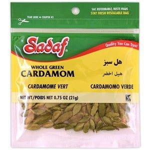 Sadaf Whole Green Cardamom 0.75oz - Shiraz Kitchen