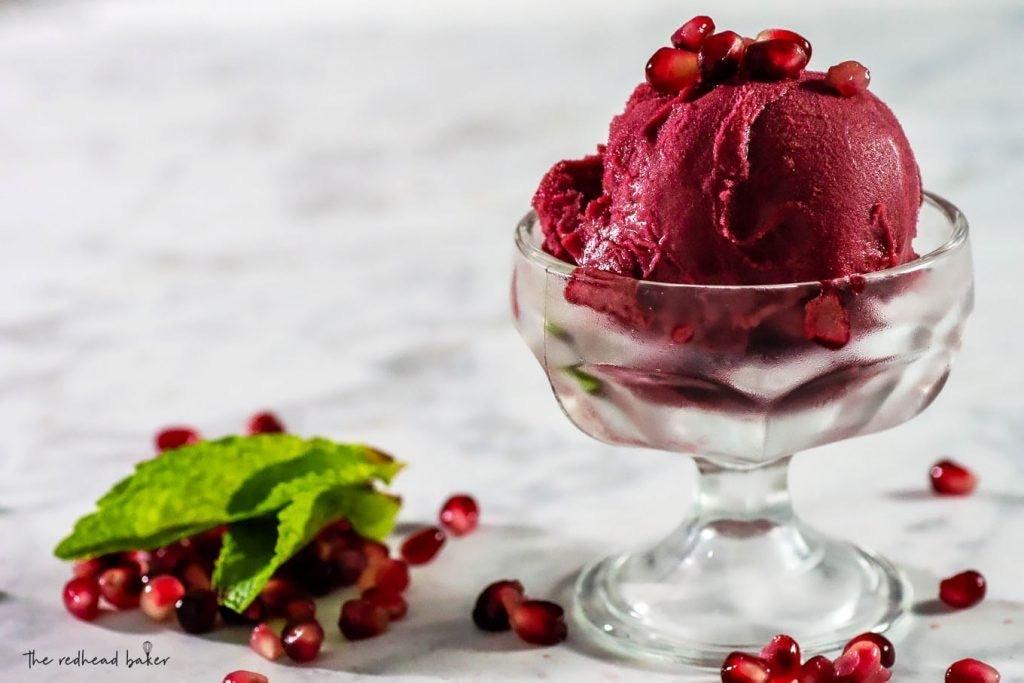 Shiraz Pomegranate Sorbet - Shiraz Kitchen