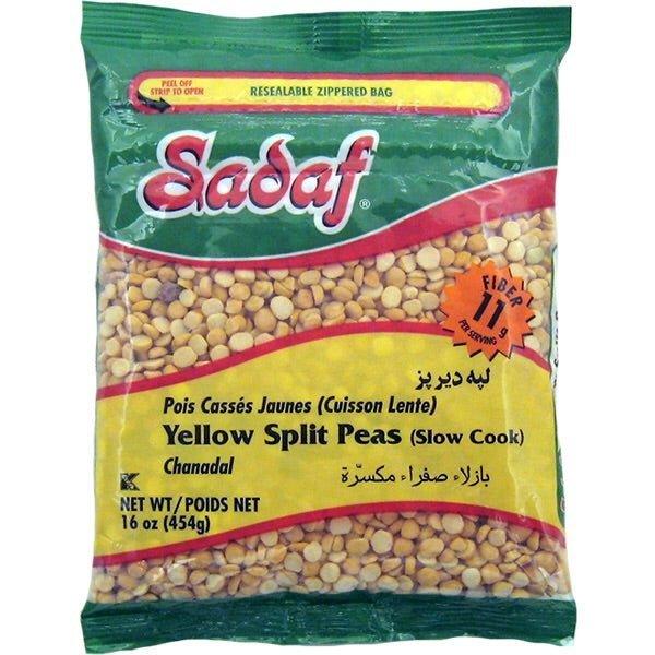 Yellow Split Peas - Slow Cook Sadaf 16 OZ - Shiraz Kitchen